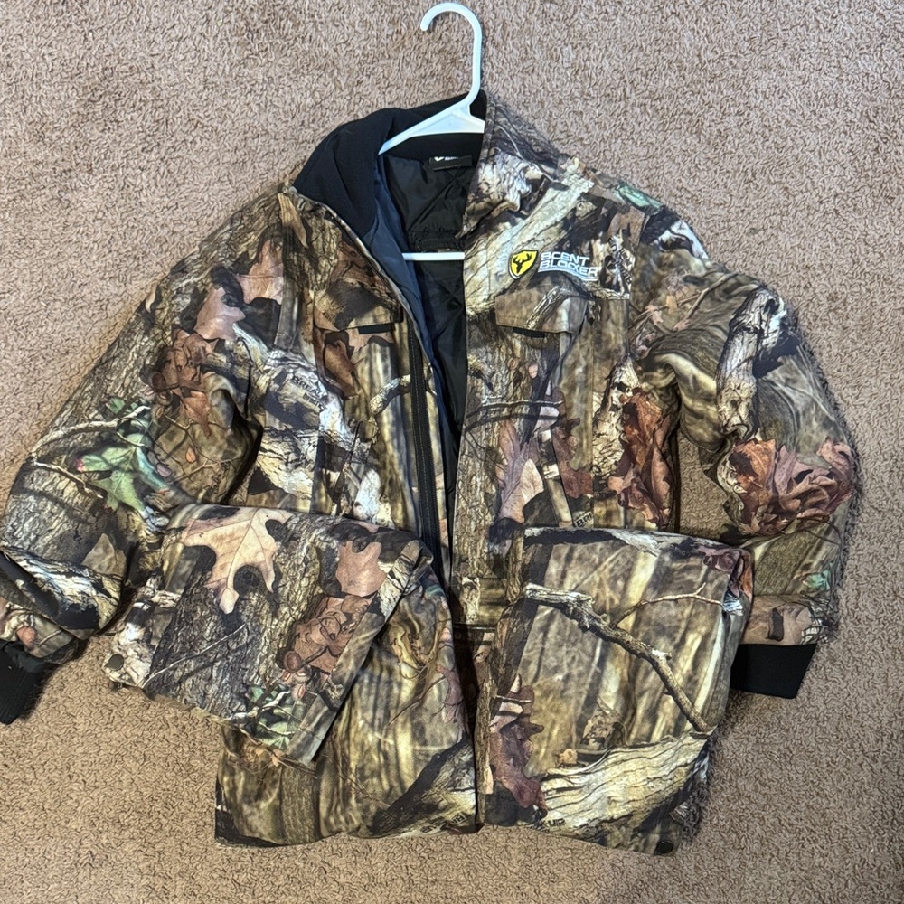 Kids Camo Puffer Jacket by Scent Blocker